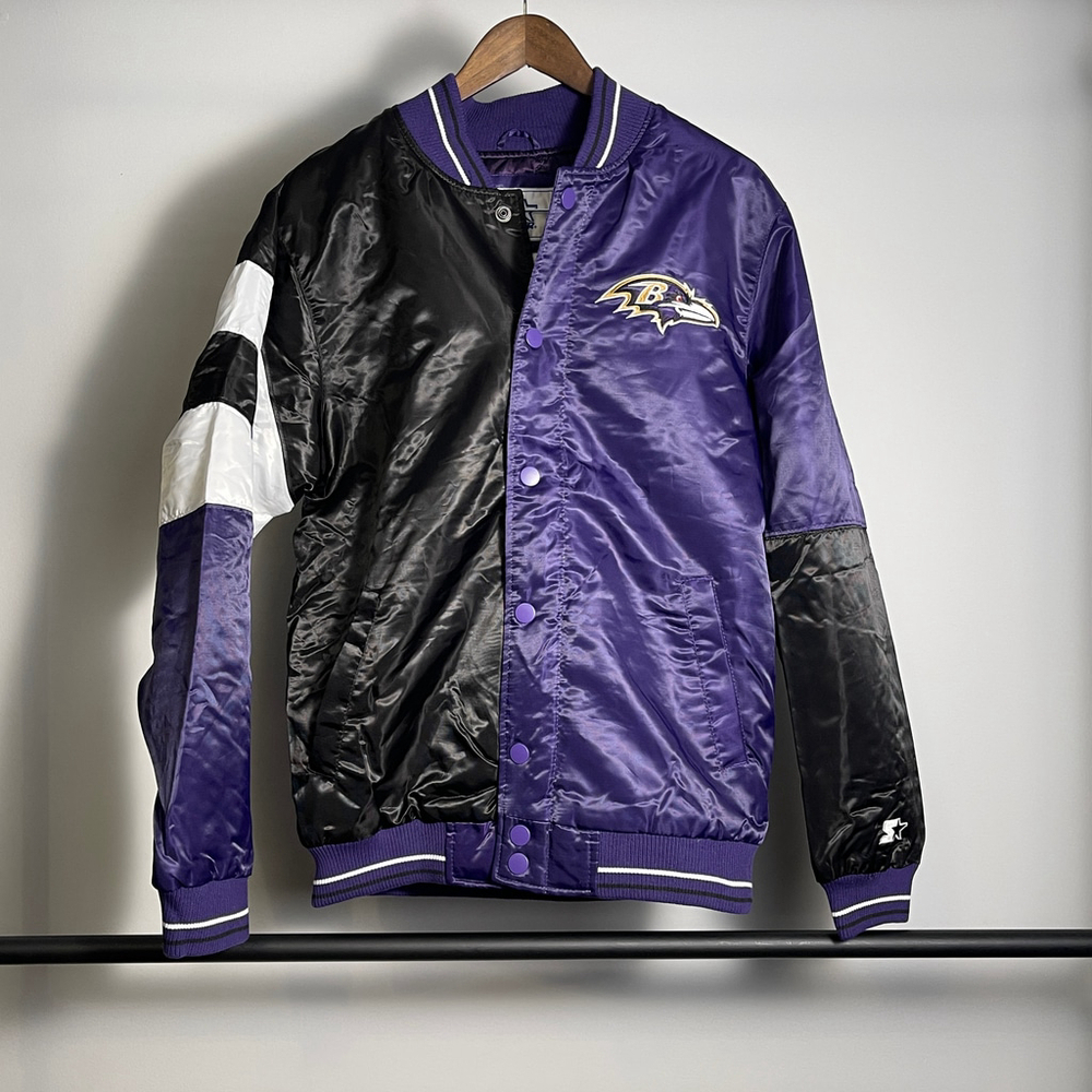 Starter Baltimore Ravens Satin Jacket size S